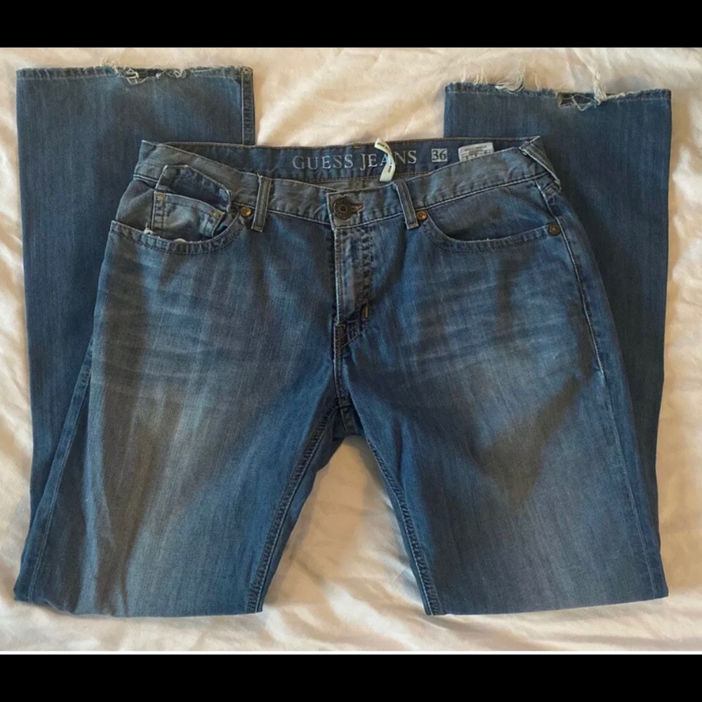 ‼️SOLD ‼️MENS GUESS BRAND FALCON FIT BOOTLEG 36x35